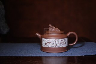 《醉翁》宜興中國(guó)工藝美術(shù)大師手工紫泥泡茶壺茶壺茶具