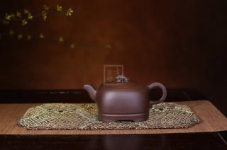 《四季平安》宜興紫砂壺工藝美術(shù)師手工紫泥茶壺茶具紫砂泡茶