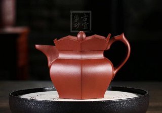 《僧帽》宜興紫砂壺工藝美術(shù)師手工茶壺茶具底槽青僧帽