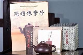 《竹節(jié)石瓢》宜興紫砂壺石瓢高級工藝美術師手工紅砂紫泥茶壺茶具