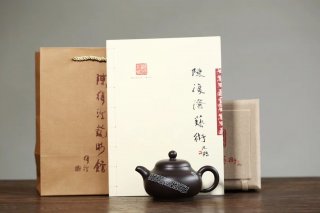 《長樂》紫砂壺中國工藝美術(shù)大師全手工純制壺黑泥